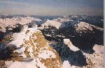 Wildkarspitze - Blick vom Hauptgipfel zum Vorgipfel